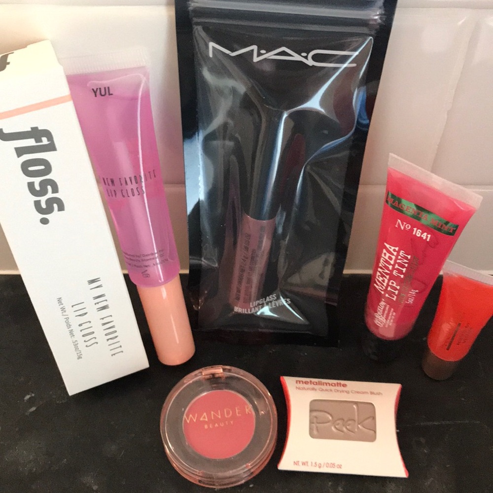 NEW full size/sample lip and blush bundle